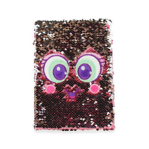 STATIONARY NEONATE SEQUINS PINK NOTEBOOK SS18